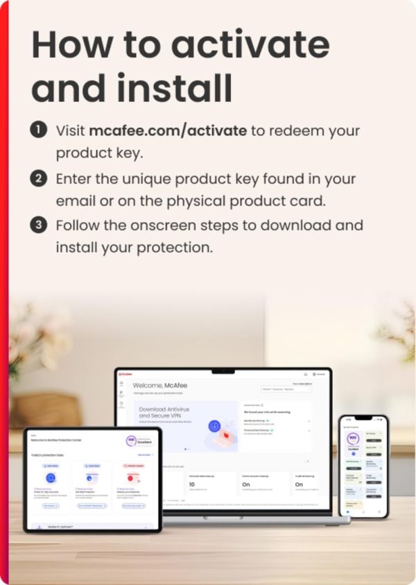 McAfee Total Protection 3 dispositivos listo para 2025 | Suscripción de 15 meses | El software de seguridad incluye antivirus, VPN segura, administrador de contraseñas y monitoreo de identidad | Descargar - Imagen 7
