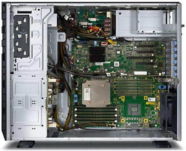 Servidor en torre DELL PowerEdge T320 de 64 bits con CPU E5-2430 Xeon de seis núcleos a 2,2 GHz + 72 GB PC3-12800 ECC RAM + 8 × 3 TB 7200 RPM SAS 3,5" LFF HDD PERC RAID DVD-ROM 2 × NIC Gigabit 2 × PSU iDRAC7, SIN SO (renovado) - Imagen 2