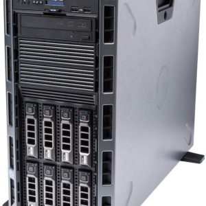 Servidor en torre DELL PowerEdge T320 de 64 bits con CPU E5-2430 Xeon de seis núcleos a 2,2 GHz + 72 GB PC3-12800 ECC RAM + 8 × 3 TB 7200 RPM SAS 3,5" LFF HDD PERC RAID DVD-ROM 2 × NIC Gigabit 2 × PSU iDRAC7, SIN SO (renovado)