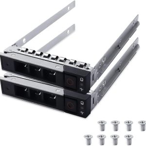 2pcs Pack 2.5 "DXD9H SAS SATA Hard Drive Hard Caddy Baned Cabras Compatible para Servidores Dell PowerEdge 14th Gen R440 R640 R740 R740XD R840 R940 R6415 R7415 R7425