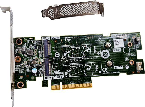 Tarjeta de controlador de almacenamiento de servidor optimizado de arranque Boss-S1 7Hyyy4 72WKY M7W47 JV70F 2 x M.2 SSD para Dell para Dell PowerEdge R740
