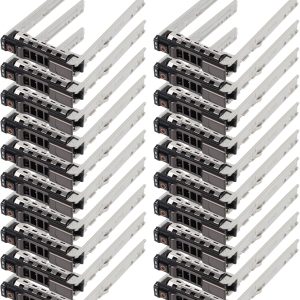 Soporte de disco duro de 20 paquetes 2.5 "SSD Caddy 8FKXC Bandeja de disco duro Caddy SAS SATA Compatible para Dell PowerEdge R720 R630 R730 R830 R930 T430 T440 T640 R720XD
